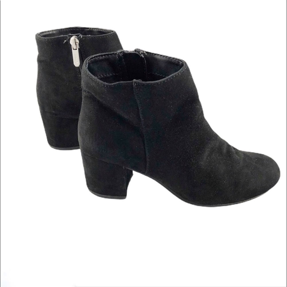 Circus By Sam Edelman Black Suede Booties Size 6